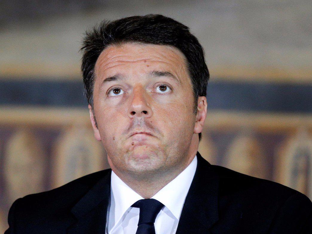 O πρωθυπουργός της Ιταλίας Matteo Renzi
