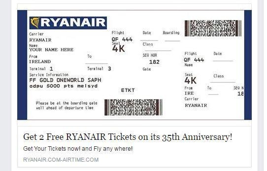Image result for Απάτη με εισιτήρια της Ryanair