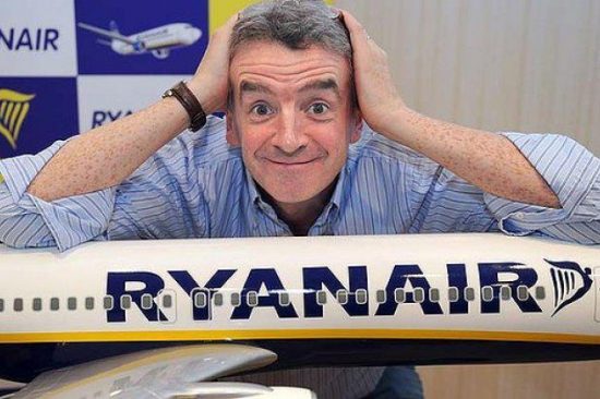 Ryanair: Μειώνει τη χωρητικότητά της τον Οκτώβριο στο 40% έναντι του 2019