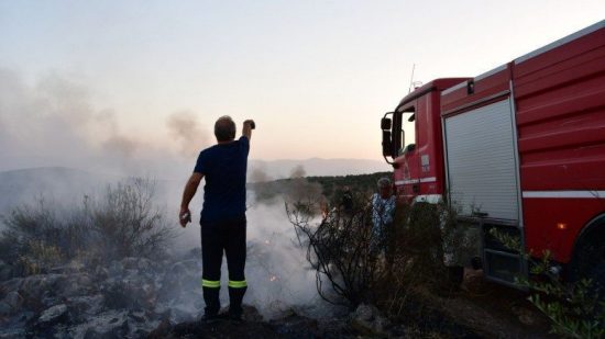 Χαλκιδική: Καλύτερη η εικόνα από τη φωτιά της Σιθωνίας