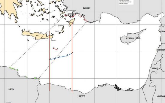 Διπλωματικές πηγές: Μεγάλη εθνική επιτυχία, σε συνέχεια της συμφωνίας με Ιταλία – Ο άτυπος χάρτης της συμφωνίας με την Αίγυπτο