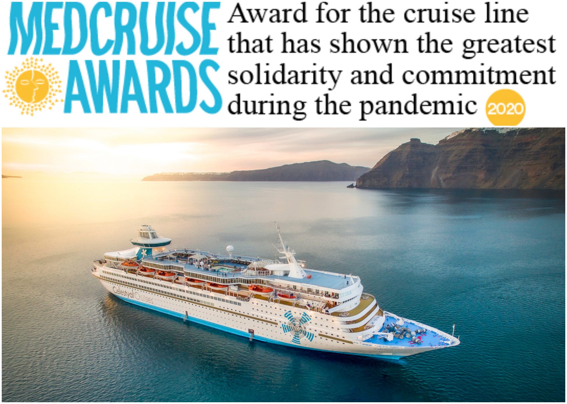 Celestyal Cruises: Διακρίνεται για ακόμη μια χρονιά στα MedCruise Awards 2020