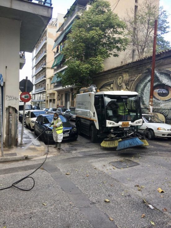 Δήμος Αθηναίων: Μεγάλη δράση καθαριότητας-απολύμανσης στον Άγιο Παύλο