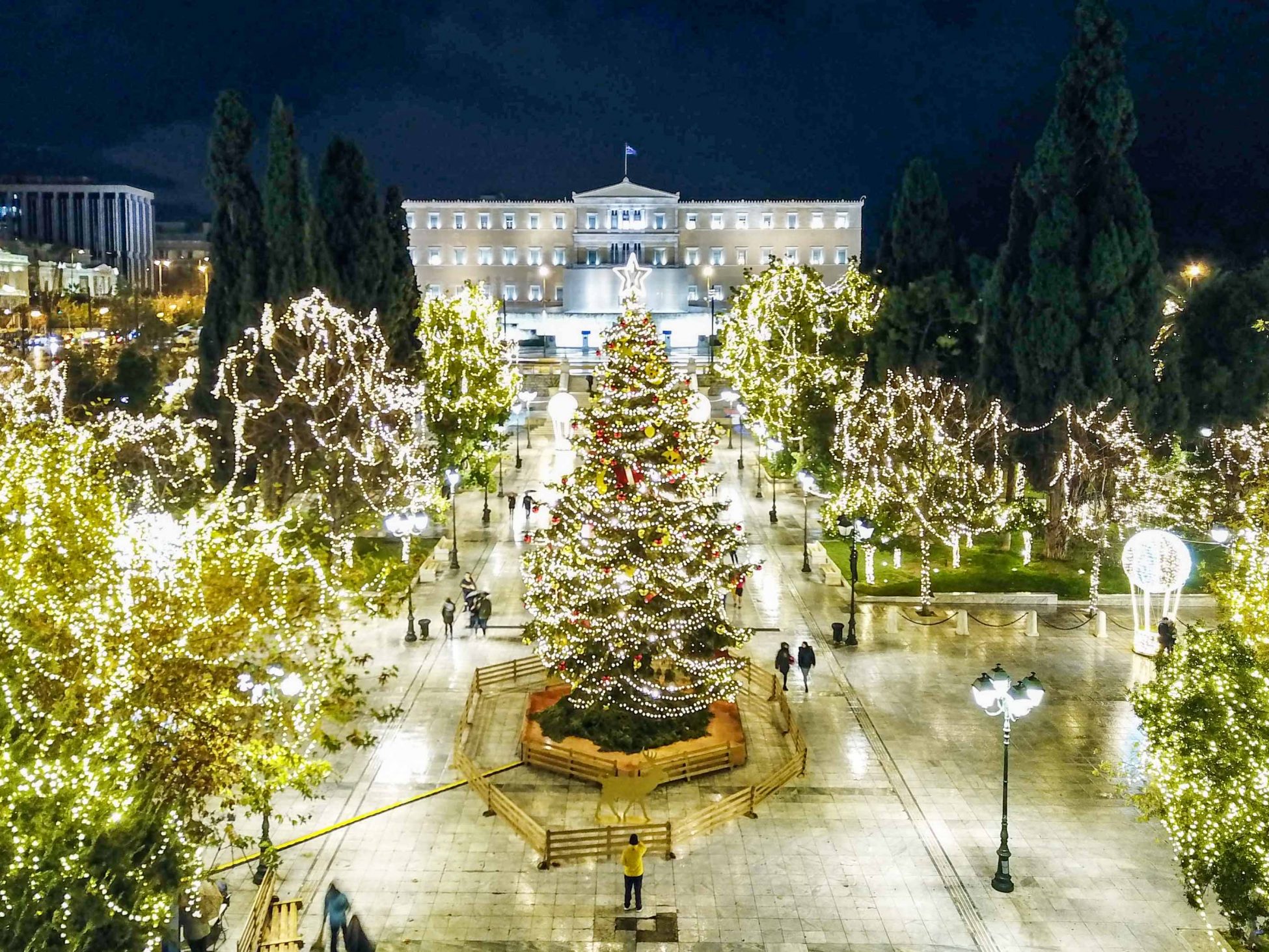 Ο Δήμος Αθηναίων ανάβει το Χριστουγεννιάτικο δέντρο, αλλιώς… (video + pics)