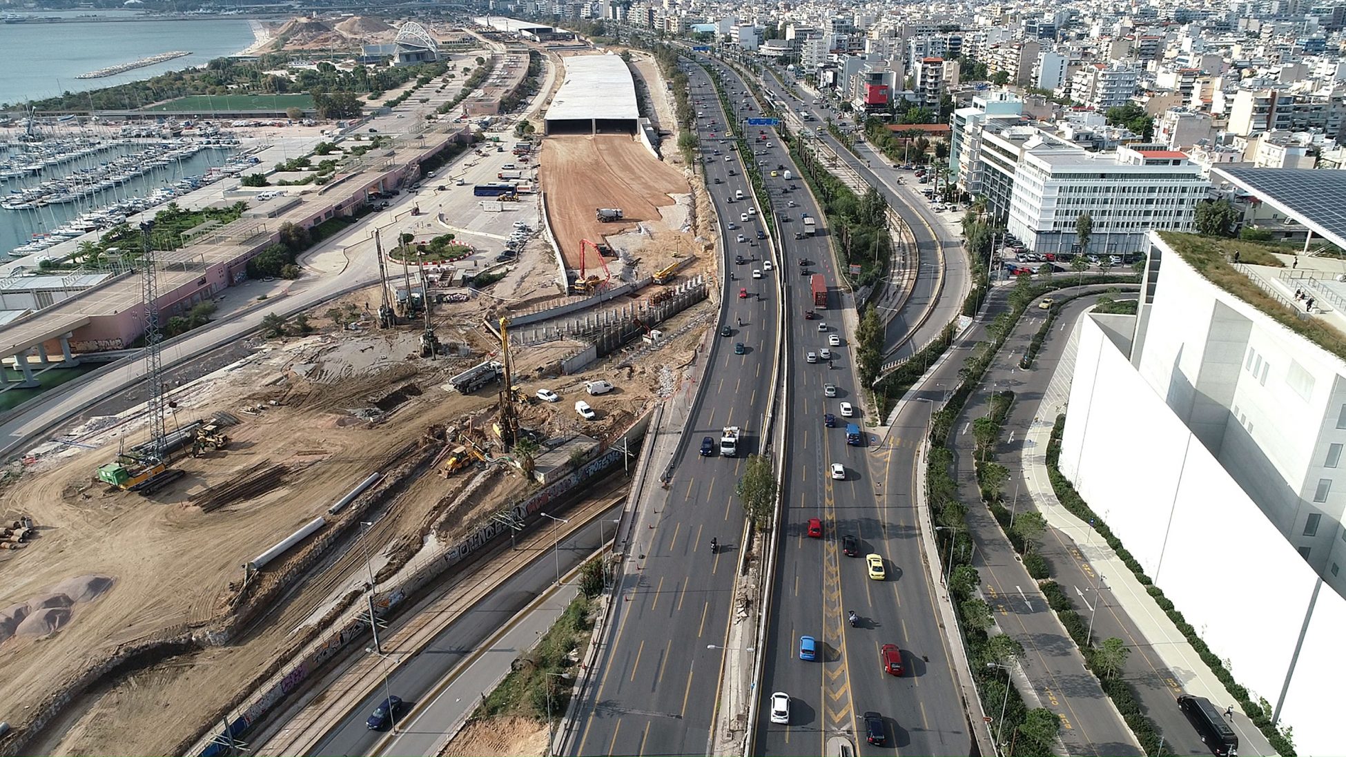 Περιφέρεια Αττικής: Η α’ φάση της ανάπλασης του Φαληρικού Μετώπου ολοκληρώνεται το Μάιο, εντός του 2021 ξεκινά η β΄ φάση