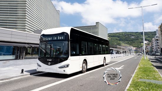 Το Λεωφορείο Irizar ie κερδίζει το βραβείο Λεωφορείο της Χρονιάς 2021