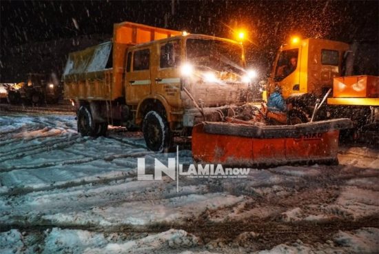 Κακοκαιρία «Μήδεια»: Απαγόρευση κυκλοφορία φορτηγών άνω των 3,5 τόνων στην Εθνική οδός Αθηνών-Λαμίας