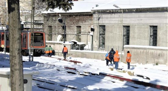 Προβλήματα στα Μέσα Μαζικής Μεταφοράς λόγω της χιονόπτωσης