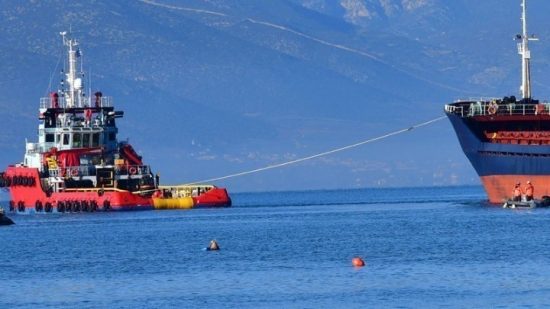 Στα Βάτικα Λακωνίας τα δύο φορτηγά πλοία που συγκρούστηκαν βορειοδυτικά των Κυθήρων