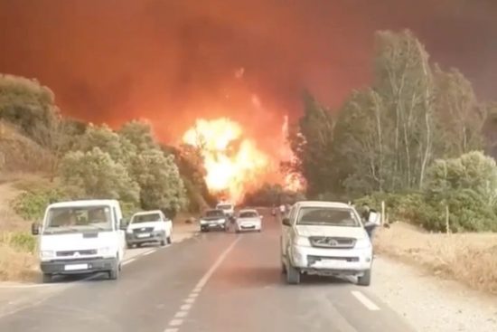 Αλγερία: 25 άνδρες του στρατού και 6 πολίτες έχασαν τη ζωή τους στις πυρκαγιές (upd)