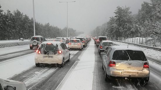 Εθνική Οδός Αθηνών-Λαμίας: Διακοπή της κυκλοφορίας στο ρεύμα προς Λαμία