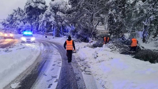 Αποκαταστάθηκε η κυκλοφορία στις λεωφόρους Πάρνηθος, Διονύσου και Φυλής