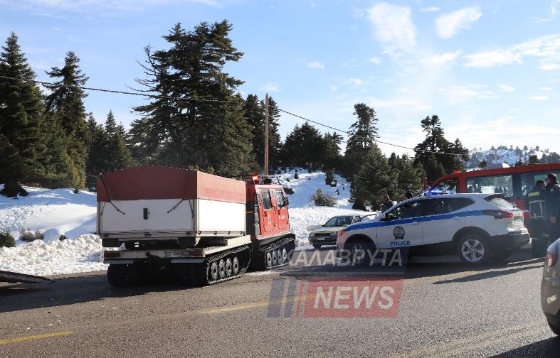 Καλάβρυτα: Χωρίς τις αισθήσεις τους οι 3 ορειβάτες - Εντόπισαν χιονοστιβάδα στο σημείο