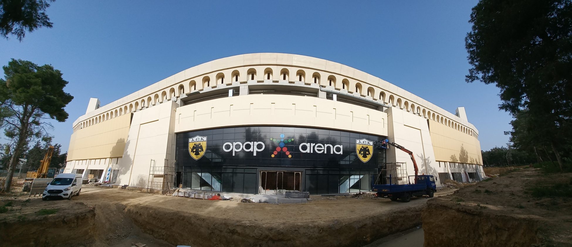 OPAP ARENA: Αποκλειστικές φωτογραφίες από το νέο γήπεδο της ΑΕΚ