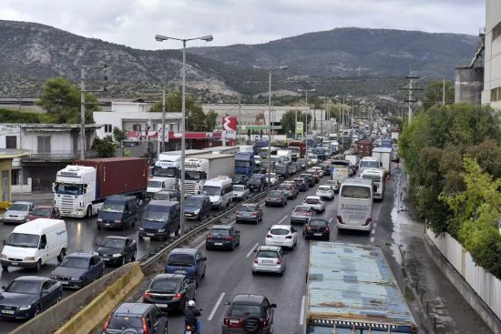 Αυξημένη η κίνηση στις Εθνικές Οδούς