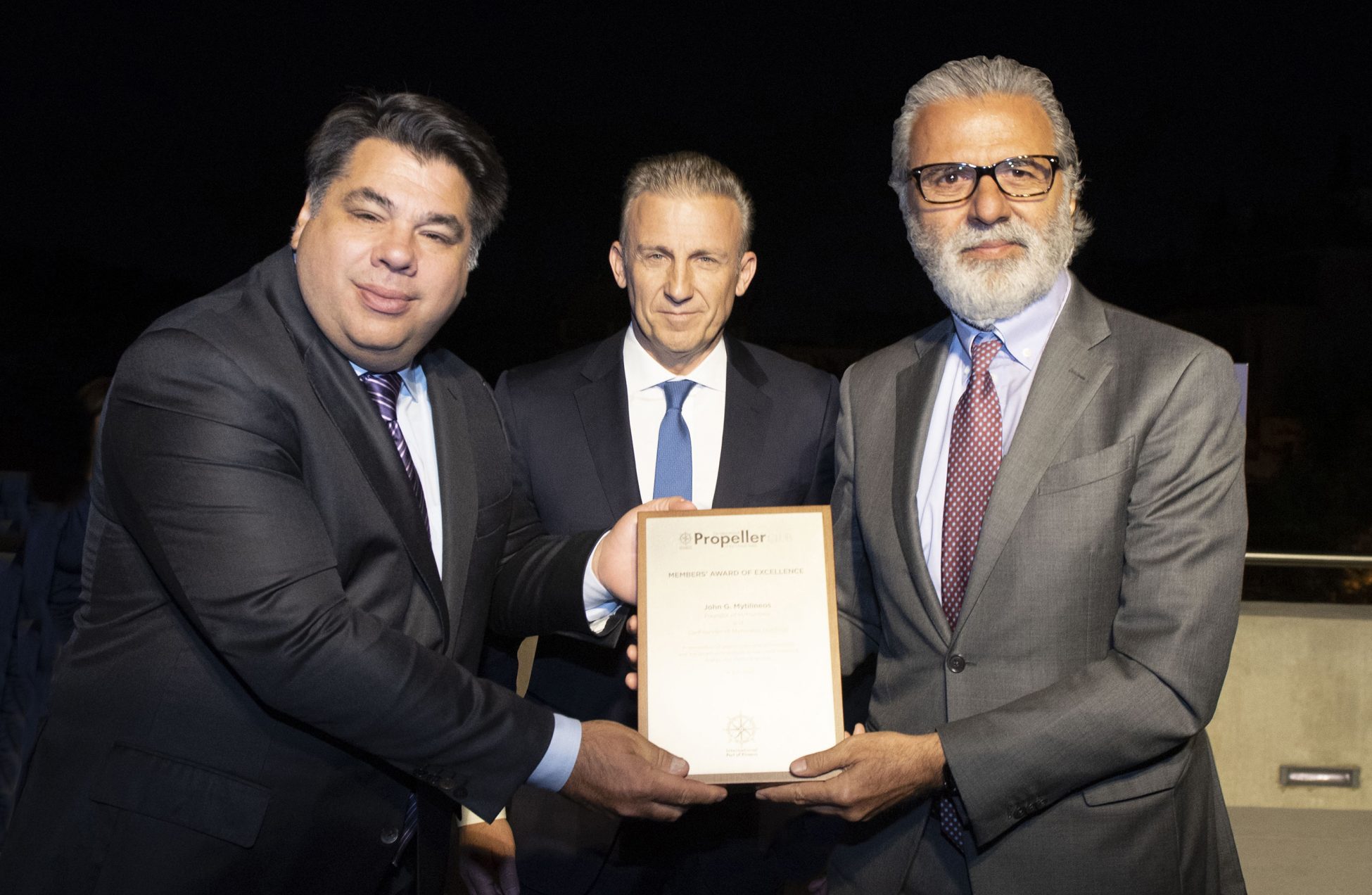 Γιάννης Μυτιληναίος: Βραβεύτηκε με το Members’ Award of Excellence από το Propeller Club