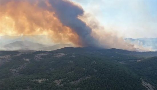 Οριοθετήθηκε η πυρκαγιά στο όρος Αιγάλεω στο Χαϊδάρι