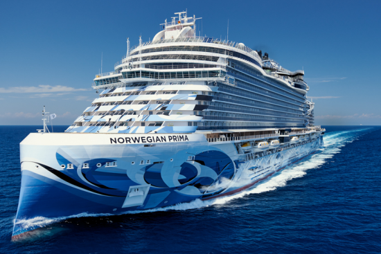 Η Norwegian Cruise Line καλωσορίζει επίσημα το κορυφαίο κρουαζιερόπλοιο Norwegian Prima