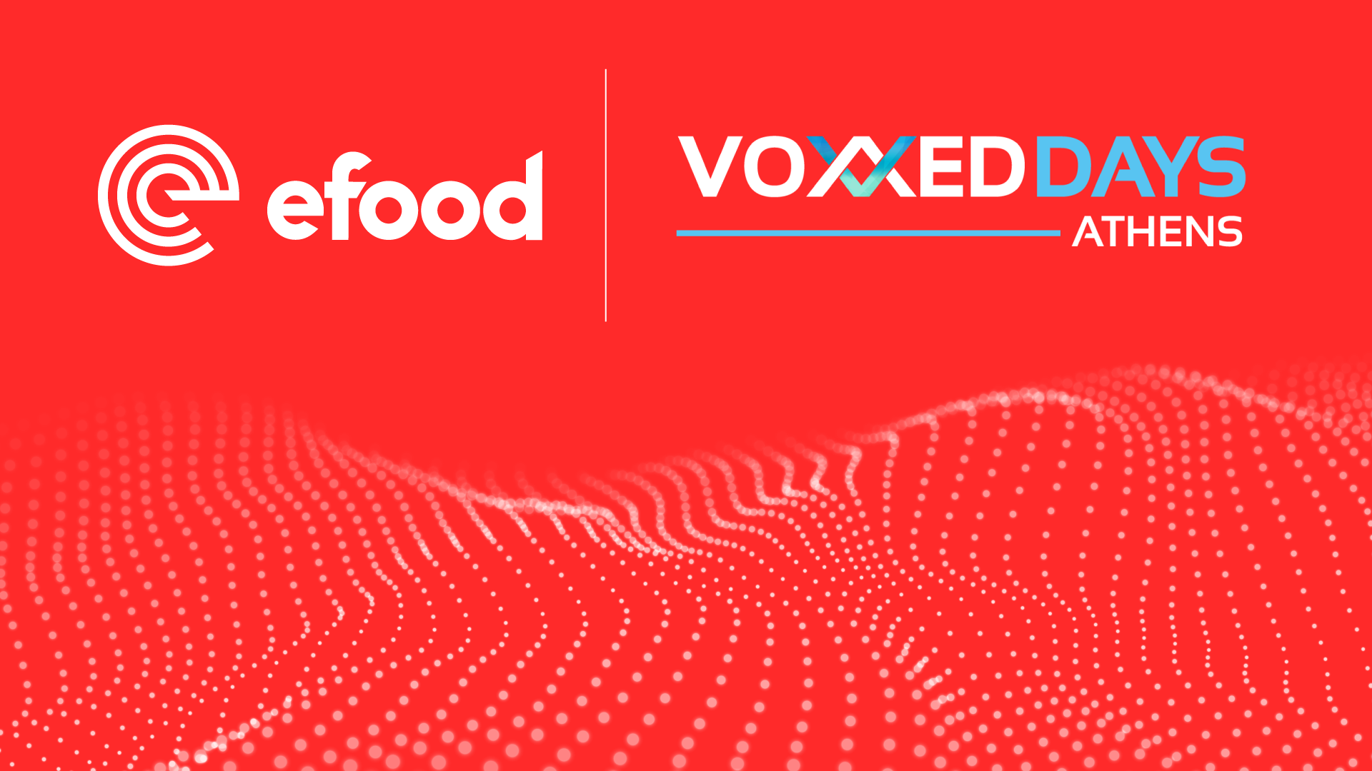 efood: Eπίσημος υποστηρικτής στο φετινό Voxxed Days