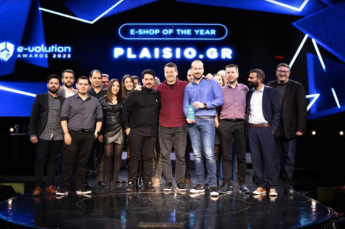 E-shop of the Year & 17 ακόμα βραβεία για την Πλαίσιο Computers στα e-volution awards 2023