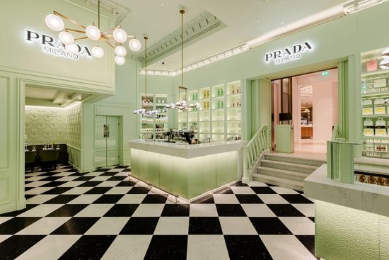 Το Harrods υποδέχεται το νέο Prada Caffè