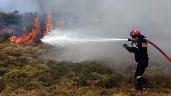 Ναύπακτος: Οριοθετήθηκε η φωτιά στην περιοχή Πλατανίτης