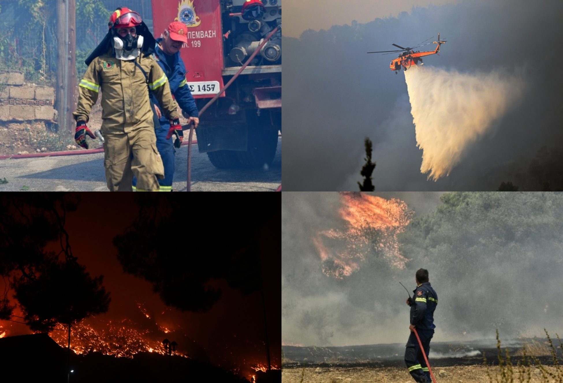 Φωτιές: Εκκενώνονται Γεννάδι, Βάτι, Μαλώνας και Μάσαρη στη Ρόδο, κάηκαν σπίτια στο Ασκληπιείο – Μαίνονται τα πύρινα μέτωπα σε Κάρυστο, Κέρκυρα και Αίγιο