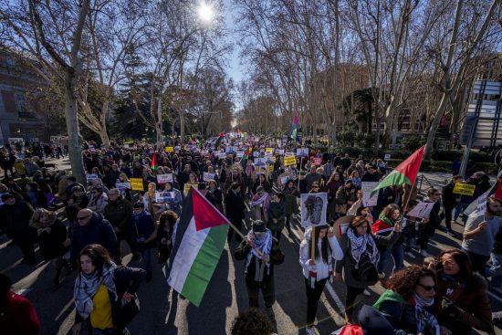 Ισπανία: Χιλιάδες διαδηλωτές ζήτησαν το «τέλος της γενοκτονίας στην Παλαιστίνη»