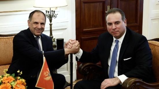 Γεραπετρίτης: Στηρίζουμε την ευρωπαϊκή προοπτική του Μαυροβουνίου