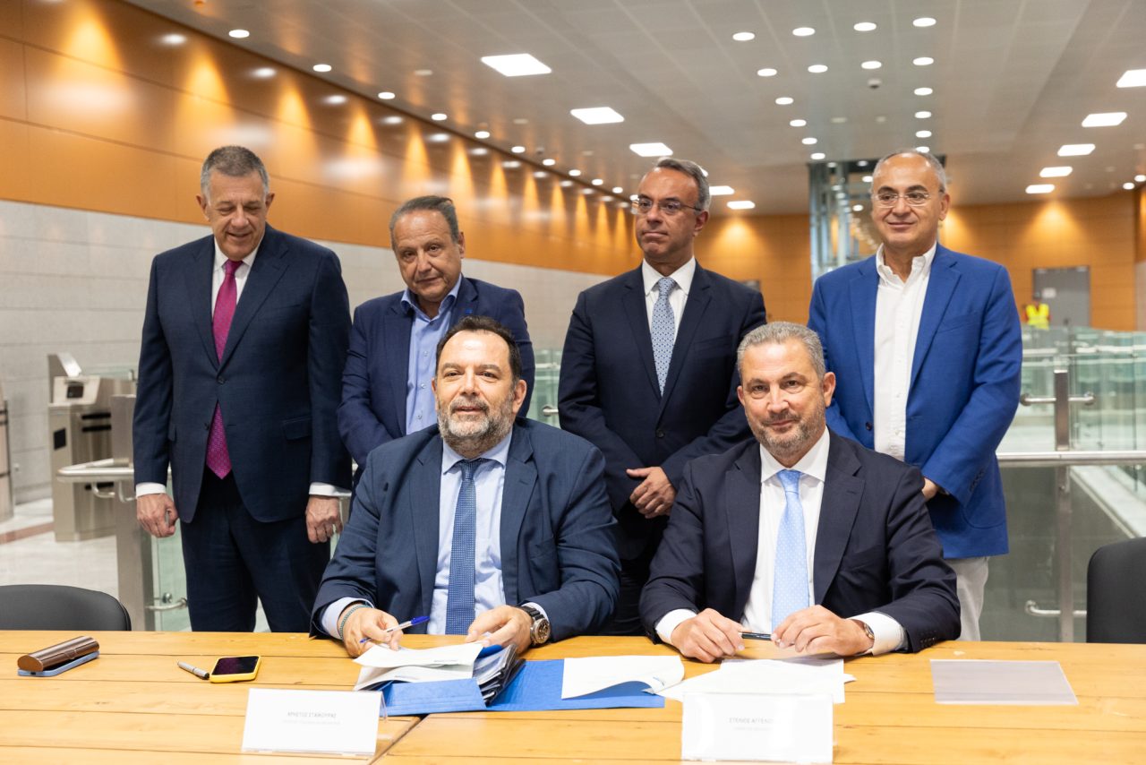 Υπογραφή σύμβασης Άκτωρ-Ελληνικό Μετρό για την κατασκευή συγκοινωνιακού κόμβου στη Νέα Ελβετία