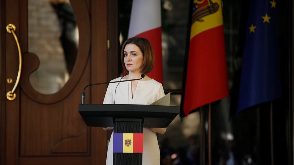 Η Πρόεδρος της Μολδαβίας Μάγια Σάντου