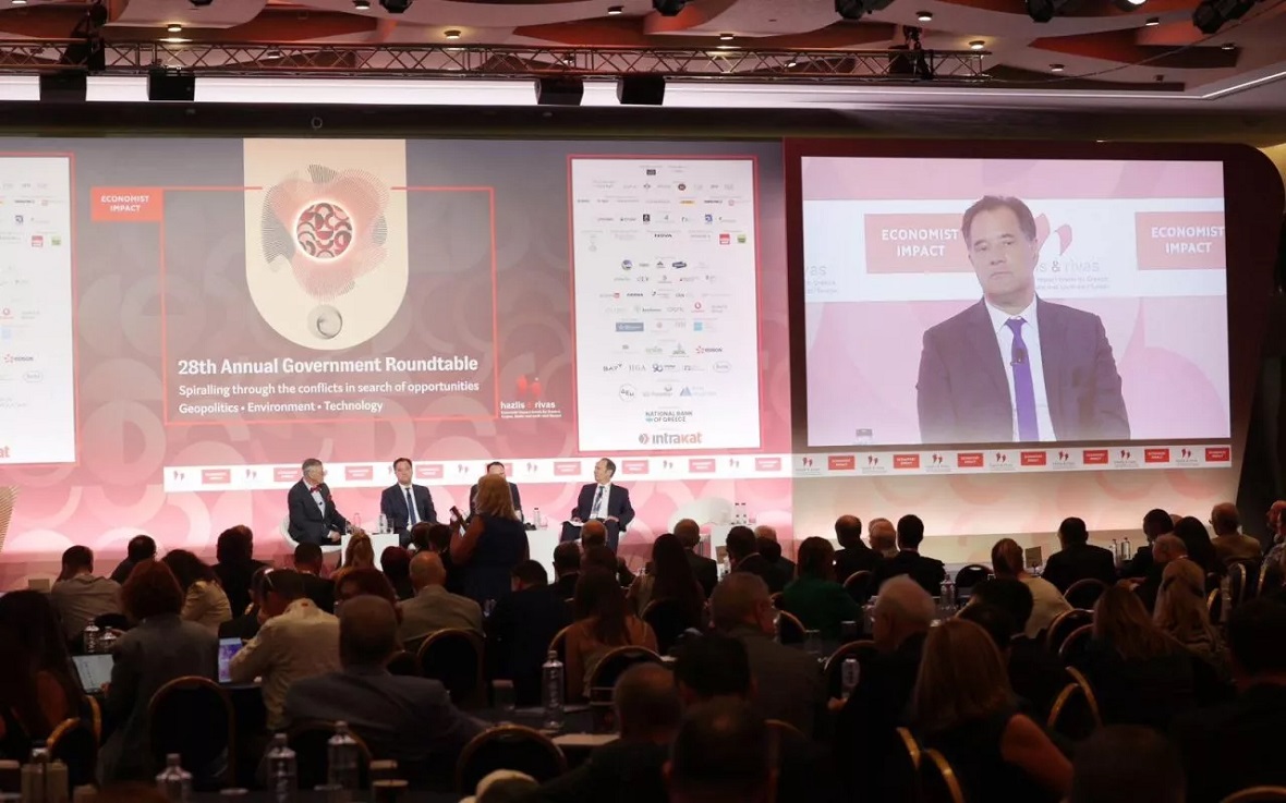 Ο υπουργός Υγείας Άδωνις Γεωργιάδης στο 28ο ετήσιο συνέδριο του Economist