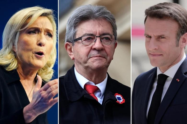 Εκλογές στη Γαλλία: Μαρίν Λεπέν, Ζαν Λικ Μελανσόν, Εμανουέλ Μακρόν