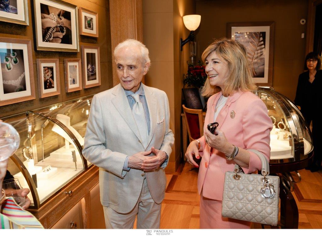 Ο Jose Carreras με την κα. Πέννυ Ζαγκλαρίδου, CEO του Αστέρα 