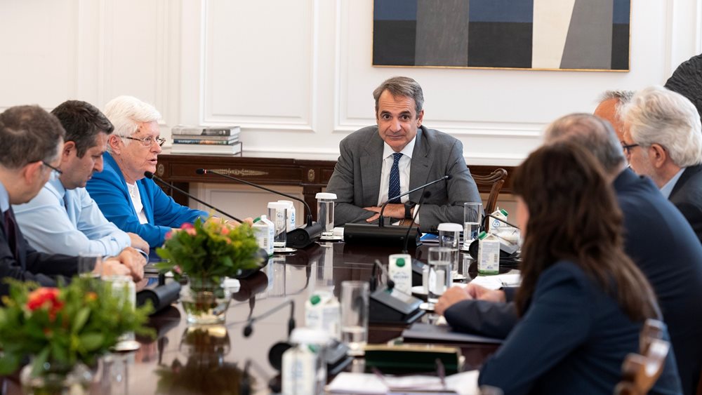 Ο πρωθυπουργός Κυριάκος Μητσοτάκης προήδρευσε σε διυπουργική σύσκεψη