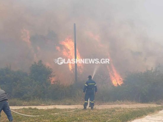 Εξακολουθεί να καίει η φωτιά στην Κίσσαμο Χανίων